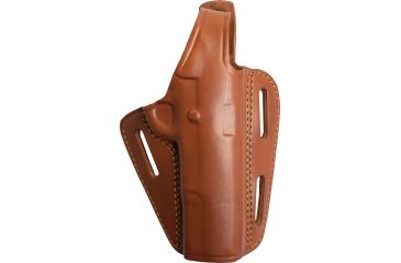 Image of Gould &amp; Goodrich Three Slot Pancake Concealment OWB Belt Holster, Springfield XD4 9mm, Right Hand, Chestnut Brown, 803-XD4