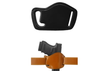 Image of Gould &amp; Goodrich 893 Ambidextrous Concealment Holster, Black, Chestnut Brown