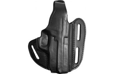 Image of Gould &amp; Goodrich Three Slot Pancake Concealment OWB Belt Holster, SIG Sauer P225/228/229, Right Hand, Black, B803-229