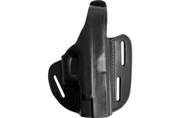 Image of Gould &amp; Goodrich Three Slot Pancake Concealment OWB Belt Holster, Glock 19/23/32, Right Hand, Black, B803-G19