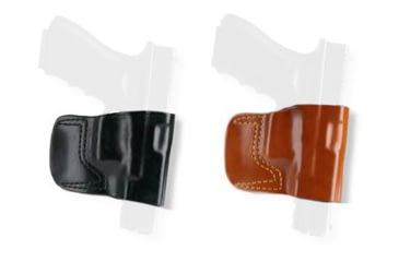 Image of Gould &amp; Goodrich Belt Slide Concealment Holster, Black, Chestnut Brown