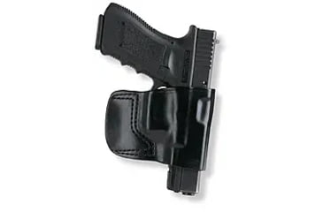 Image of Gould &amp; Goodrich Slide Concelament OWB Belt Hoslter, Ruger LCR, Left Hand, Black, B891-LCRLH