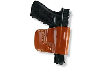 Image of Gould &amp; Goodrich Belt Slide Concealment Holster, SW Bodyguarg 380, Sig P938, Right Hand, Chestnut Brown, 891-380