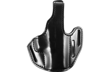 Image of Gould &amp; Goodrich Three-Slot Pancake Concealment OWB Belt Holster, S&amp;W Model 60 Ladysmith Revolver, Right Hand, Black, B733-62
