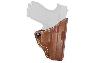 Image of Gould &amp; Goodrich Tension Slide OWB Belt Holster, Remington R51/ SIG Sauer P938, Left Hand, Chestnut Brown, 897-R51LH