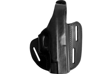 Image of Gould &amp; Goodrich Three Slot Pancake Concealment OWB Belt Holster, Glock 17/22/31, Right Hand, Black, B803-G17