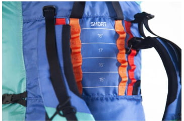 Image of Granite Gear Virga3 Eco 55L Backpack - Womens, Short Torso, Roller Teal/Purblue, 55L, 52032-4034-PC