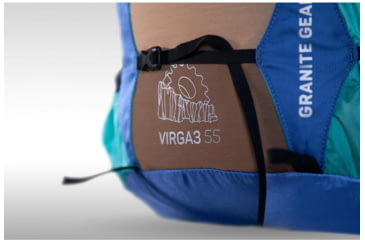 Image of Granite Gear Virga3 Eco 55L Backpack - Womens, Short Torso, Roller Teal/Purblue, 55L, 52032-4034-PC