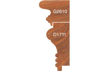 Image of Grizzly Industrial 2in. Picture Frame Moulding Head Knife, 2-5/16in G2610
