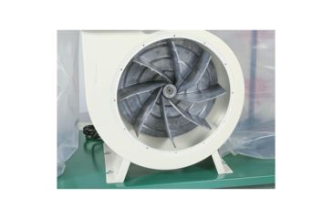 Image of Grizzly Industrial 3HP Double Canister Dust Collector with Aluminum Impeller   -   Polar Bear Series G0562ZP