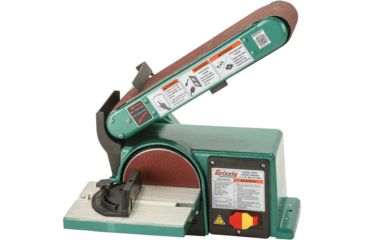 Image of Grizzly Industrial Combo Sander 4in. x 36in. Belt 6in. Disc G0547