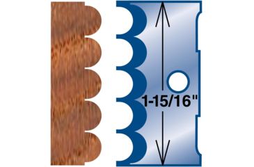 Image of Grizzly Industrial Moulding Knife - Beaded, 1-15/16in G4547