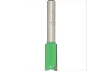Image of Grizzly Industrial Shear Cut Straight Bit, 1/4in. Shank, 3/8in. Dia. C1346