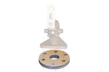 Image of GROCO Block f/3/4" &amp; 1" Seacocks Backing 72847