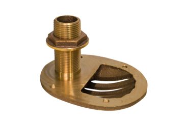 Image of GROCO Bronze Combo Scoop Thru-Hull w/Nut 1-1/4" 75332