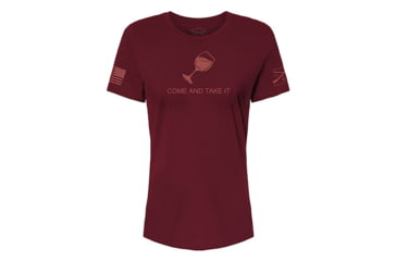 Image of Grunt Style Come and Take it Wine Edition T-Shirt - Womens, Maroon, Medium, GS4587-M