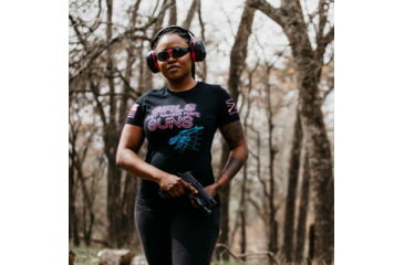 Image of Grunt Style Girls Just Wanna Have Guns T-Shirt - Womens, Black, Large, GS2922-L