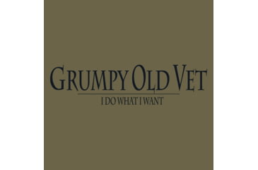 Image of Grunt Style Grumpy Old Vet T-Shirt - Mens, Military Green, Medium, GS4505-M