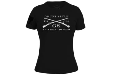 Image of Grunt Style GS Logo Basic T-Shirt - Womens, Black, Extra Large, GS3676-XL