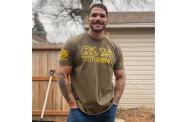 Image of Grunt Style Lack of Ammo Short Sleeve T-Shirt - Mens, Military Green, Medium, GS884-M