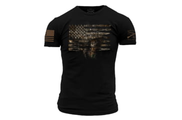 Image of Grunt Style Realtree Edge Ammo Flag T-Shirt - Mens, Black, Large, GS3640-L