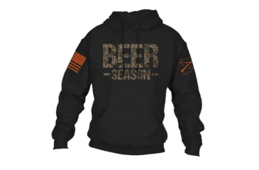 Image of Grunt Style Realtree Edge Beer Season Hoodie - Mens, Black, Medium, GS4024-M