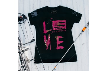 Image of Grunt Style Realtree Xtra Love Of Country T-Shirt - Womens, Black, 2XL, GS3971-2XL