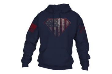 Image of Grunt Style Super Patriot 2.0 Hoodie - Mens, Navy, 3XL, GS4380-3XL