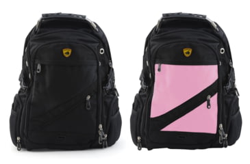 Image of Guard Dog Security ProShield 2 Bulletproof Backpack, Black/Black, Black/Pink