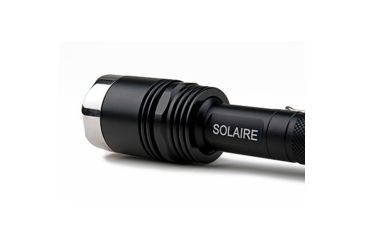 Image of Guard Dog Security Solaire Rechargeable Tactical Flashlight, 5 Modes, 900 Lumen, Black, TL-GDS900