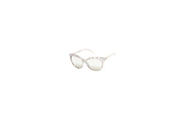 Image of Guess GU7437 Sunglasses - White Frame Color
