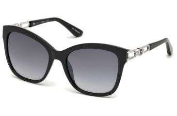 Image of Guess GU7536-S Prescription Sunglasses GU7536-S5505B - Lens Diameter 55 mm, Frame Color Black