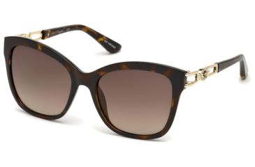 Image of Guess GU7536-S Prescription Sunglasses GU7536-S5556F - Lens Diameter 55 mm, Frame Color Havana
