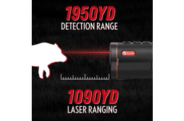 Image of Guide USA TD633 LRF 2x35mm 30mm Tube Thermal Imaging Monoculars, 640x512, Black, TD633L