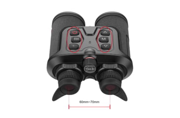 Image of Guide USA TN series LRF TN430 2.3-9.2x30mm Thermal Binocular, 400x300, Black, TN430LRF