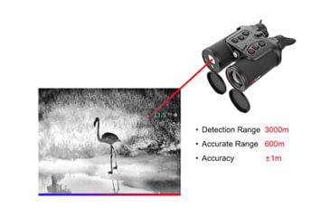 Image of Guide USA TN series LRF TN430 2.3-9.2x30mm Thermal Binocular, 400x300, Black, TN430LRF