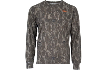 Image of Habit Bear Cave Camo LS T-Shirt - Mens, 2XL, Mossy Oak Bottomland, TS10006-014-2X