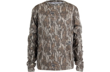 Image of Habit Youth Bear Cave Long Sleeve Camo Tee - Boy's, Small, Mossy Oak New Bottomland, 1409643