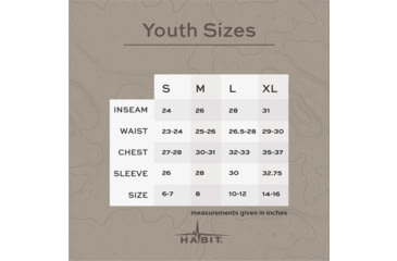 Image of Habit Youth Bear Cave 6 Pocket Pants - Boy's, Realtree APX Camo, Small, TP1113-R-8-6-YS-8P9