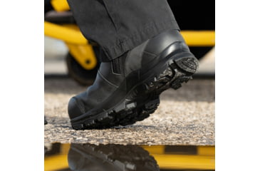 Image of HAIX Black Eagle Safety 55 Mid, Side-Zip, Women's Boots, Black, 10.5 Medium, 620013M-10.5