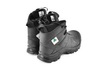 Image of HAIX Black Eagle Safety 55 Mid, Side-Zip, Womens Boots, Black, 7.5 Medium, 620013M-7.5