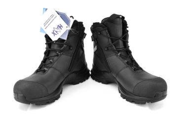 Image of HAIX Black Eagle Safety 55 Mid, Side-Zip, Womens Boots, Black, 7.5 Medium, 620013M-7.5