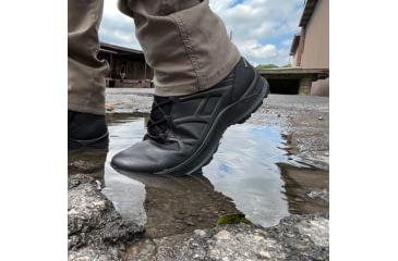 Image of HAIX Eagle Tactical 2.0 GTX Mid Side Zip Boots - Mens, Black, 8.5 US, Wide, 340043W-8.5