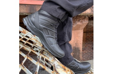 Image of HAIX Eagle Tactical 2.0 GTX Mid Side Zip Boots - Mens, Black, 8.5 US, Wide, 340043W-8.5