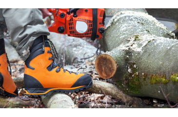 Image of HAIX Mens Protector Prime Work Boot, Orange, 10, 603102W-10