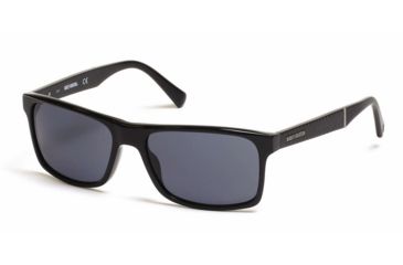 Image of Harley Davidson Eyewear HD0918X Prescription Sunglasses HD0918X5701A - Lens Diameter 57 mm, Frame Color Shiny Black