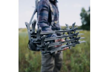 Image of Hawk Treestands Hawk Helium Climbing Stick, 4 Pk, Gray, HWK-ACS-4PK