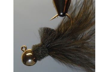 Image of Hawken Outdoors Aerojig Marabou Jig 1/4 oz, 1/0 Hook, Black, AJM14102
