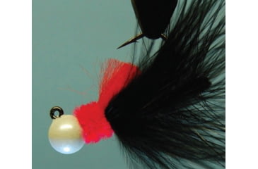 Image of Hawken Outdoors Aerojig Marabou Jig 1/8 oz, Number 1 Hook, Nightmare, AJM18135
