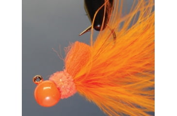 Image of Hawken Outdoors Aerojig Marabou Jig 1/8 oz, Number 1 Hook, Orange, AJM18119
